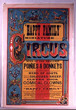 J.F. Wylie's Happy Family Circus, Britain 1886 