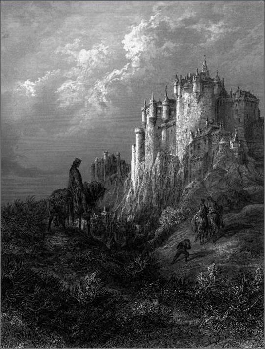 Illustration from Idylls of the King by Gustave Dore