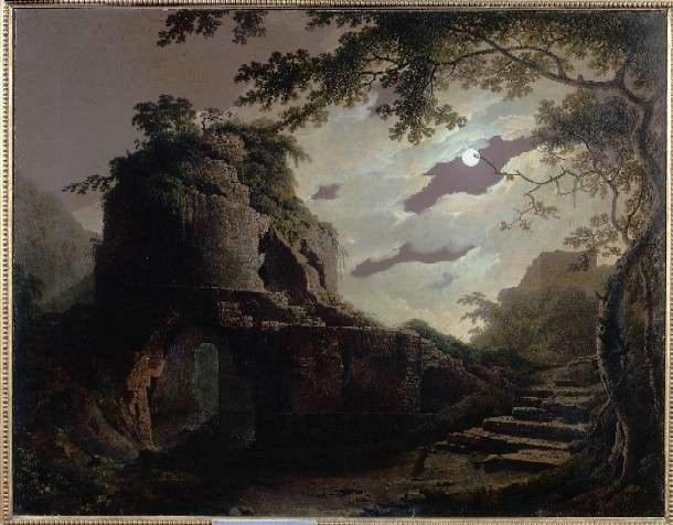Virgil's Tomb by Joseph Wright