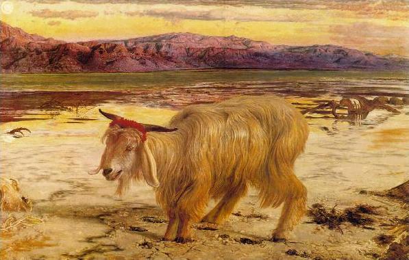 The Scapegoat by William Holman Hunt