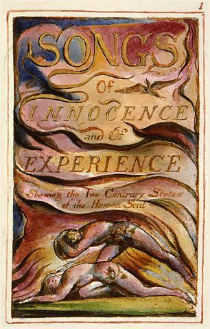 title page of Songs of Innocence and Experience  by William Blake